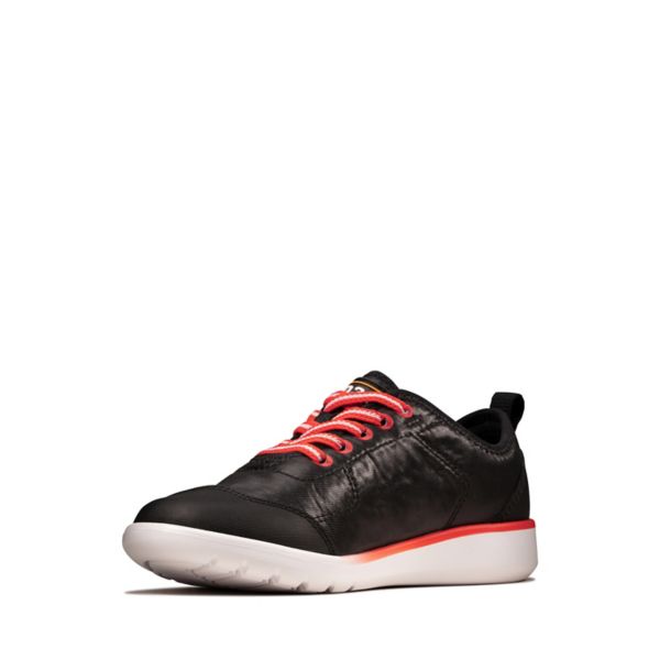 Clarks Girls Scape Sonar Kid Casual Shoes Black | CA-9784650